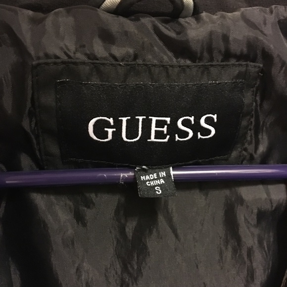 GUESS Black Zip Up Hoodie - Picture 4 of 4